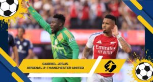 Gabriel Jesus Arsenal vs Manchester United