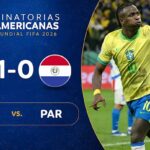 Brasil vs Paraguay 1 - 0 Semua Gol & Cuplikan Gol Vinicius Kualifikasi Piala Dunia 2025