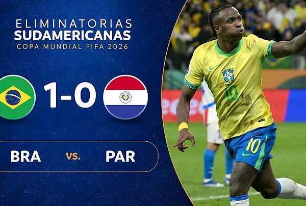 Brasil vs Paraguay 1 - 0 Semua Gol & Cuplikan Gol Vinicius Kualifikasi Piala Dunia 2025