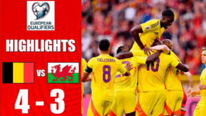 FULL HIGHLIGHT! BELGIUM (4) VS (3) WALES | UEFA EUROPEAN QUALIFIERS