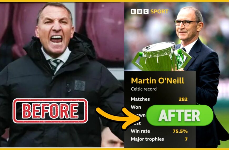 Celtic Kagetkan Fans: Rodgers Mundur, O’Neill Kembali